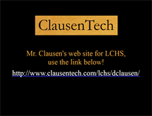 Tablet Screenshot of clausentech.com